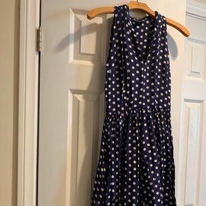 Trashy Diva blue polka streetcar dress- sz 0